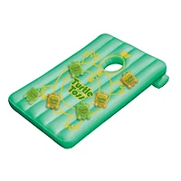Swim Central 36" Green Inflatable Turtle Toss Cornhole Pool Game