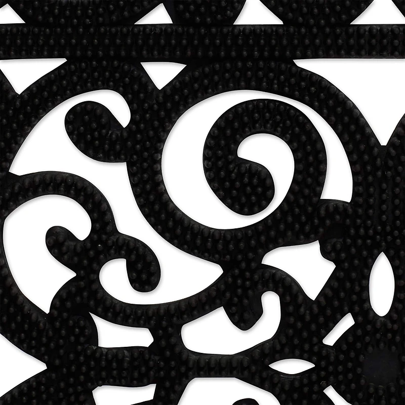 DII® Scroll Pin Rubber Doormat