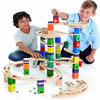 Hape Quadrilla Wooden The Cyclone Marble Run Construction Set