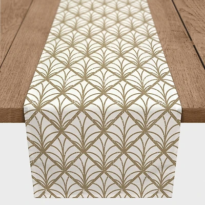 Art Pattern Distress 16" x 72" Poly Twill Table Runner