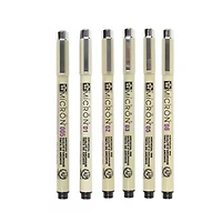6 Packs: 6 ct. (36 total) Pigma® Micron™ Black Fine Line Pen Set