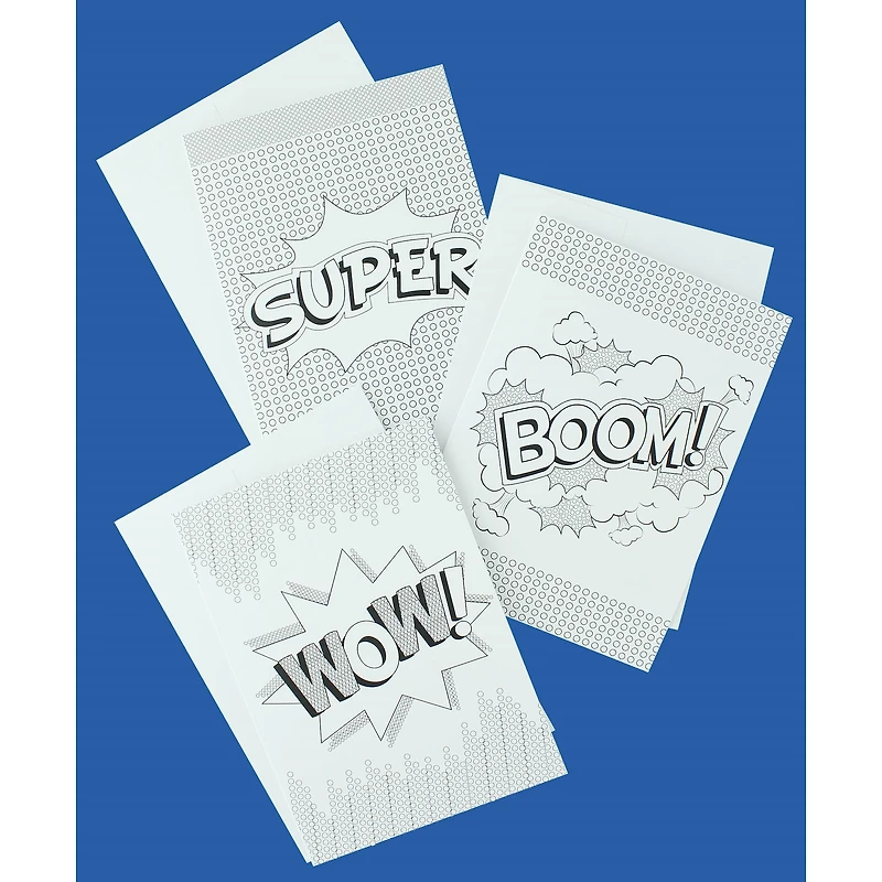 Leisure Arts® Dot Art Markers Comic Card and Envelope Set