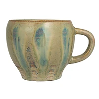 Hello Honey® 12oz. Green & Blue Geometric Stoneware Mug Set
