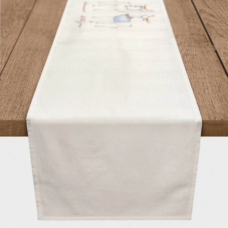 Reindeer Lineup 16" x 72" Cotton Twill Runner