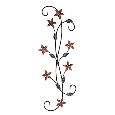 Habitat Decor 30" Chemilla Floral Metal Wall Art