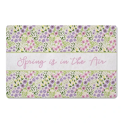 Whimsical Spring Floral 3 27" x 18" Floor Mat