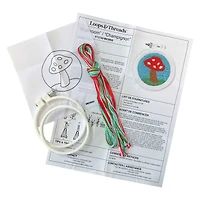 3.5" Mushroom Punch Needle Kit by Loops & Threads®