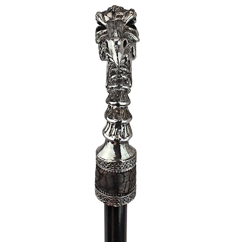 Design Toscano Dragonsthorne Collection 39" Drakkar the Dragon Gothic Walking Stick