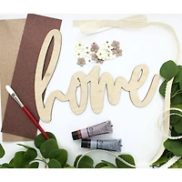 Leisure Arts® 12" Home Wood Word