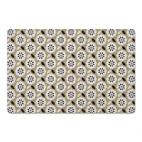 Mod Gold Flower 27" x 18" Floor Mat