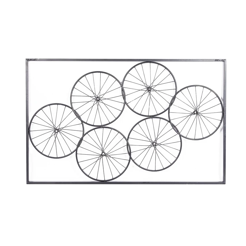 48" Black Iron Rustic Wall Décor