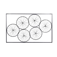 48" Black Iron Rustic Wall Décor