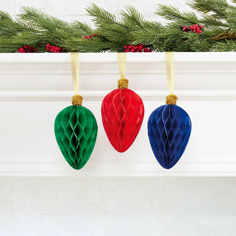 Honeycomb Bulb Ornament Kit by Celebrate It™