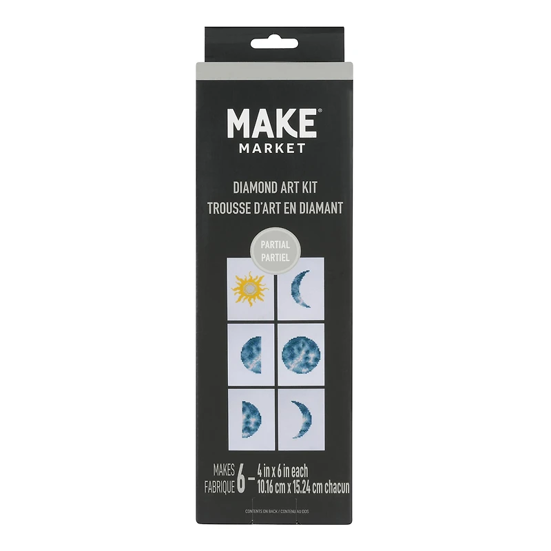 Moon Phases & Sun Diamond Art Kit by Make Market®