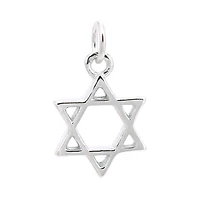 Sterling Silver Star of David Icon Charm by Bead Landing™