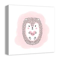 Love Hedgehog Canvas Wall Art
