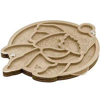 Wonderland Crafts 5.75" Fish Bead Organizer with Transparent Cover