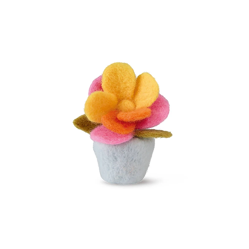 Spring Advanced Potted Flower Felting Kit by Loops & Threads®