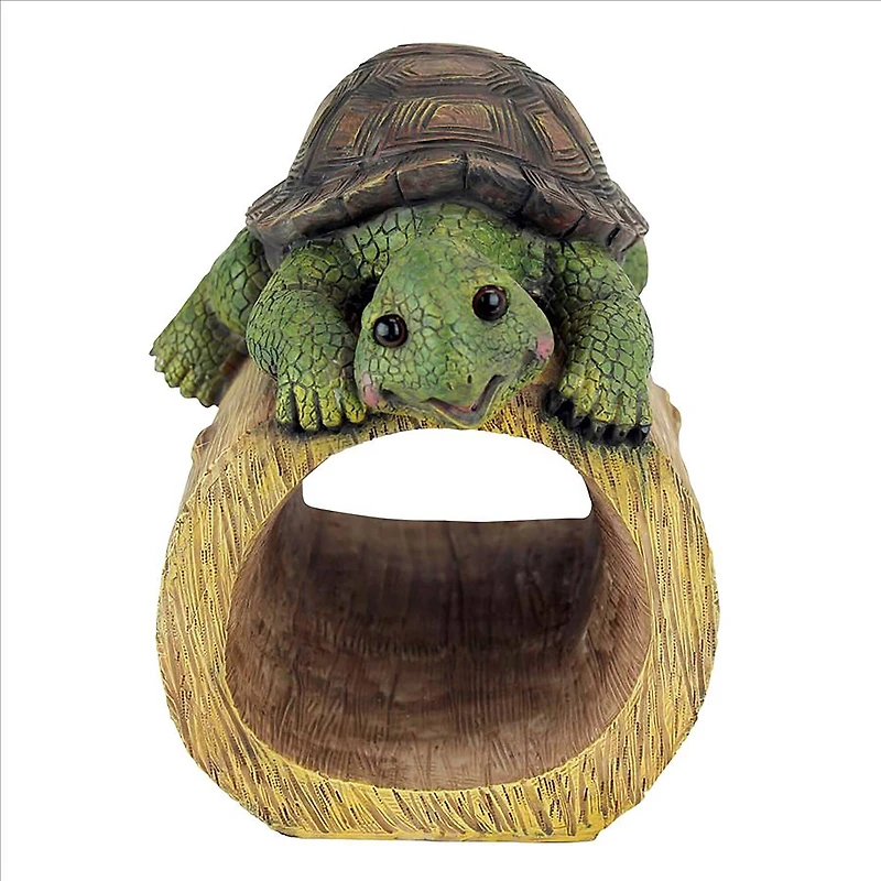 Design Toscano 9" Drips the Turtle Gutter Guardian Downspout Statue