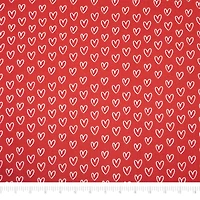 SINGER Red Heart Fat Quarter Ringspun Cotton Fabric