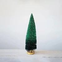 Hello Honey® 16.5" Green Ombre Sisal Bottle Brush Tree with Wood Base