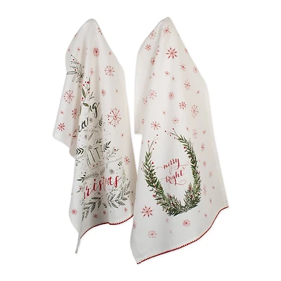 DII® Noel Printed Dishtowel Set
