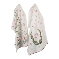 DII® Noel Printed Dishtowel Set