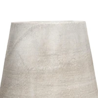 Hello Honey® 15" Paulownia Wood Gray Wash Vase