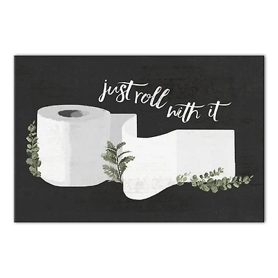 Just Roll With It 18" x 12' Canvas Wall Art