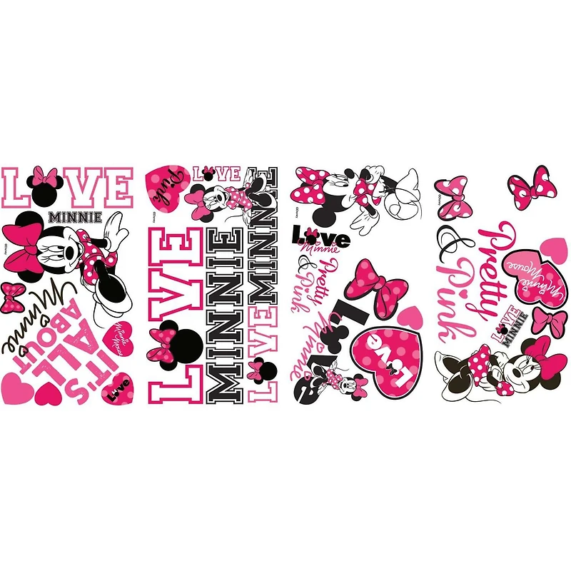 RoomMates Disney® Minnie Loves Pink Peel & Stick Wall Decals