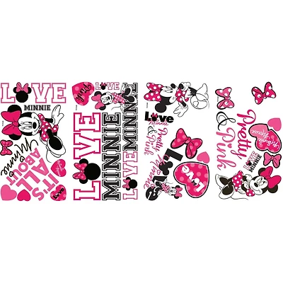 RoomMates Disney® Minnie Loves Pink Peel & Stick Wall Decals