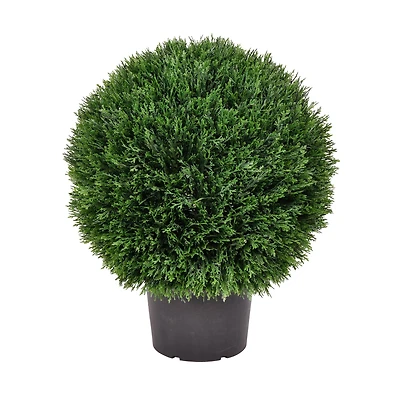 20" Artificial Green Cedar Ball