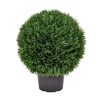 20" Artificial Green Cedar Ball