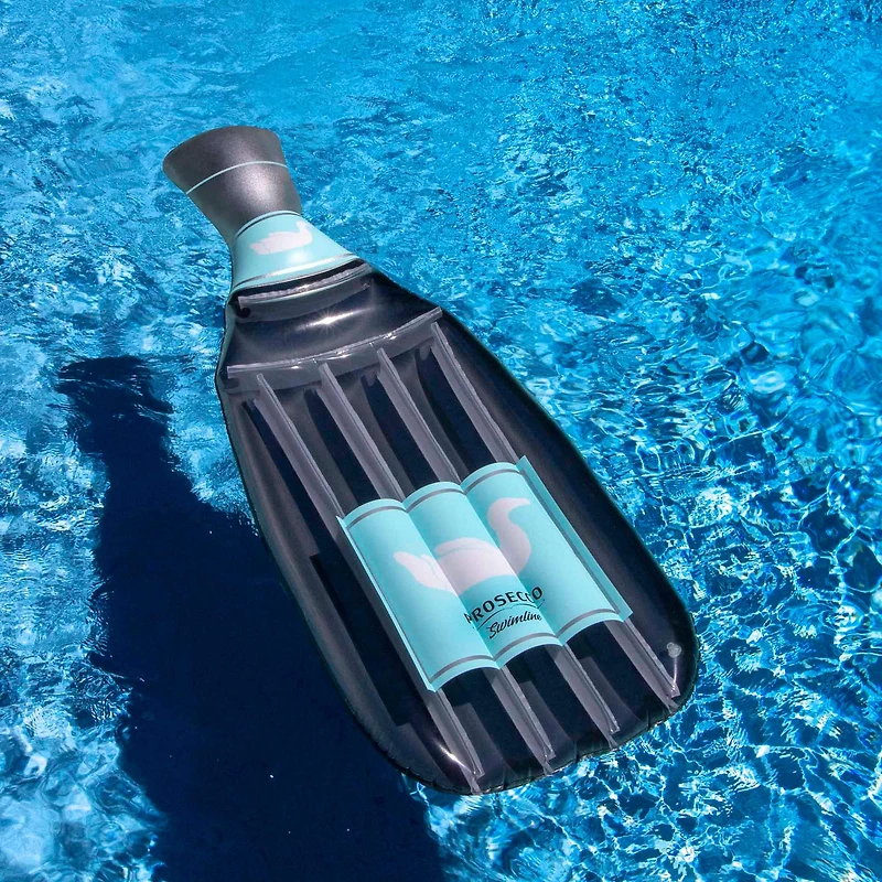 Swimline 86" Inflatable Prosecco Bottle Pool Float