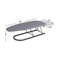 Household Essentials Gray & Black Tabletop Ironing Board