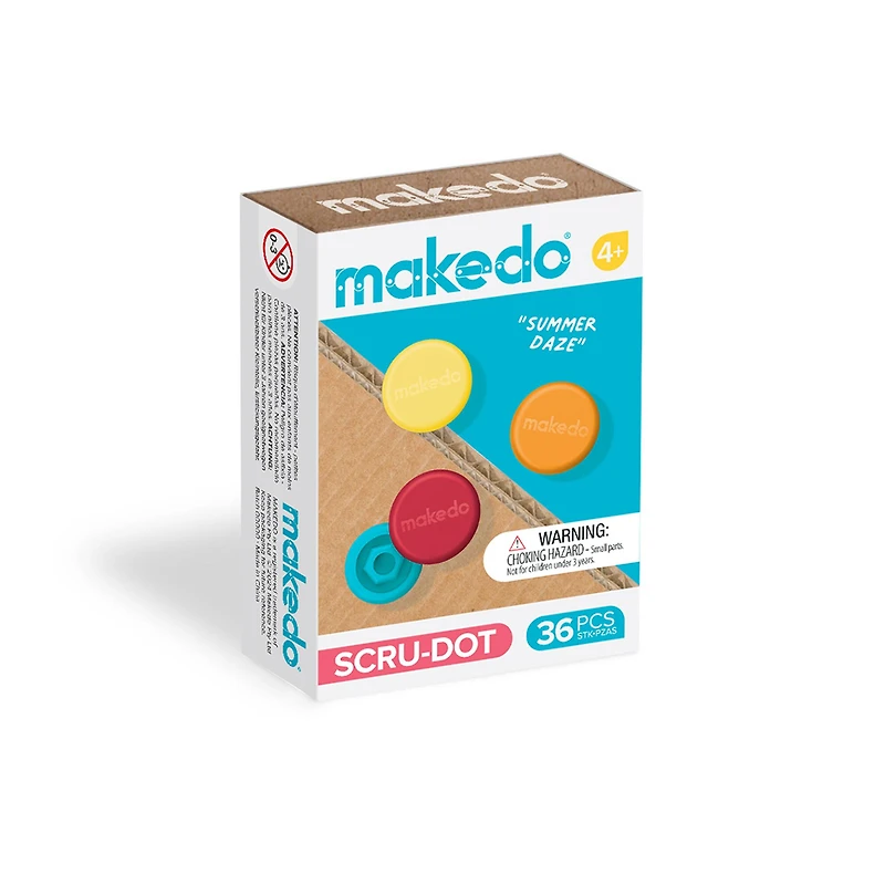 Makedo Summer Daze Scru-Dots, 36ct.