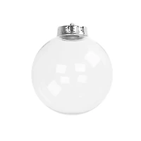 7.75" Clear DIY Plastic Ball Ornament by Make Market®