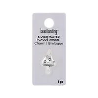 Silver Plated Mushroom Charm by Bead Landing™