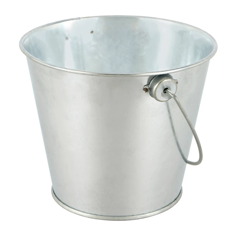 4" Silver Round Metal Bucket by Celebrate It™