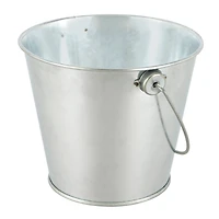 4" Silver Round Metal Bucket by Celebrate It™