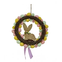 16" Egg Wreath with Bunny Center