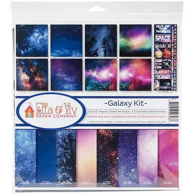 Ella & Viv Collection Kit 12"X12"-Galaxy