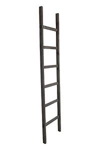 Hello Honey® 76.8" Black Wood Decorative Blanket Ladder
