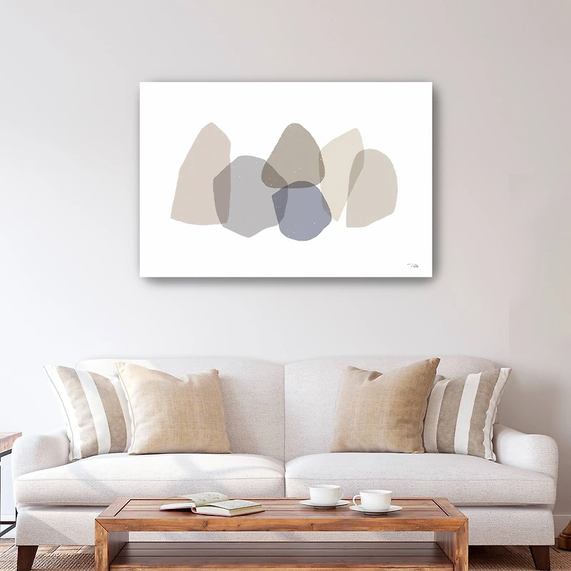 Pieces By Pieces Neutral I Canvas Giclee