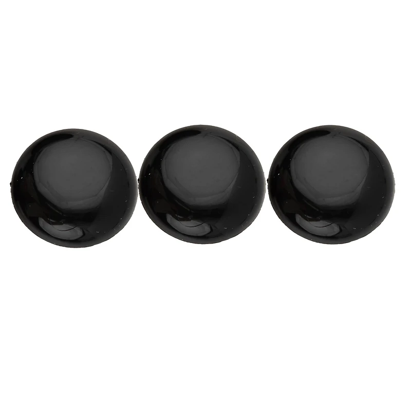 LaMode® 7/8" Black Shank Buttons, 3ct.