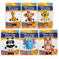 Creativity Street® Animal Felt & Foam Craft Kit Set