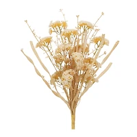 19" Beige Floral Grass Bush, 2ct.