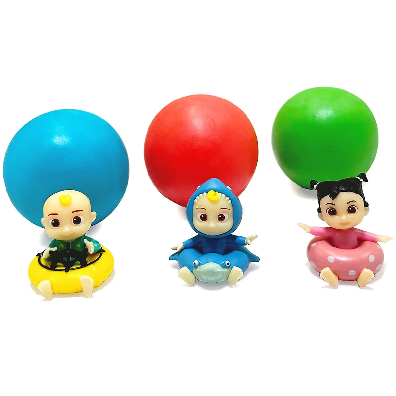 SOAPrize® Skipper JJ, Shark JJ, & Ballerina CeCe Kids Soap Balls with Toys