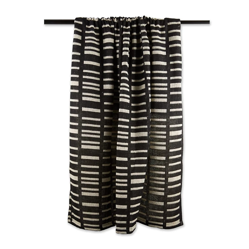 DII® Black Urban Jacquard Throw