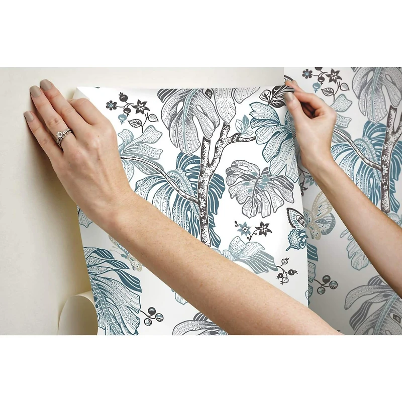 RoomMates Boho Palm Peel & Stick Wallpaper
